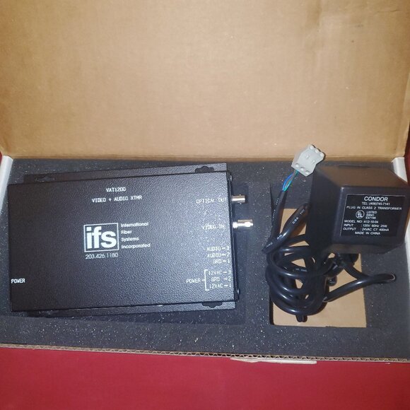 NEW IFS VAT1200 INTERNATIONAL FIBER SYSTEMS INCORPORATED A12-10-04 - Picture 1 of 4